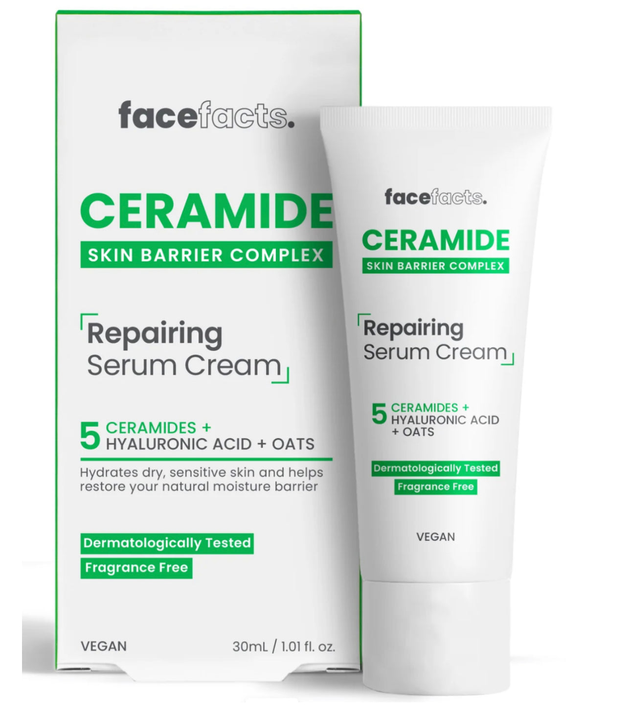 Face Facts ceramide repairing serum cream 30ml