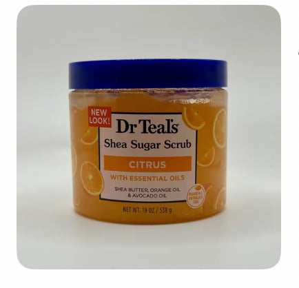 Dr Teal's Shea Sugar Body Scrub, Daytime with Vitamin C