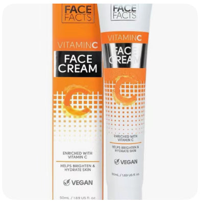 Face Fact Vitamin C Face Cream for Brighter Skin - 50ml, Moisturizer
