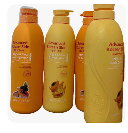 Advanced Korea Skin Bright & Clear Body Gel Wash 1200ml