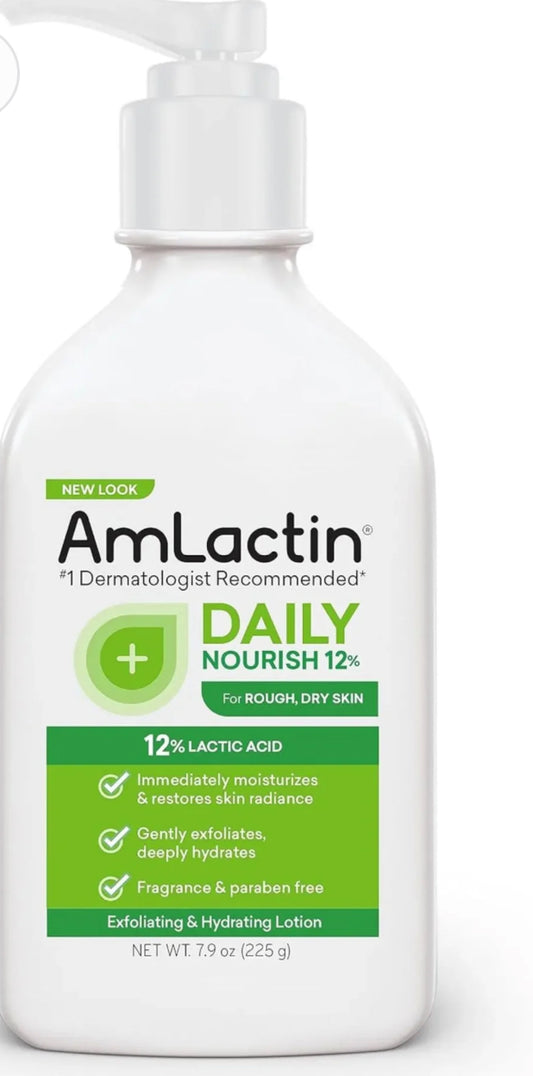 AmLactin Daily Nourish Body Lotion with 12% Lactic Acid (225g)
